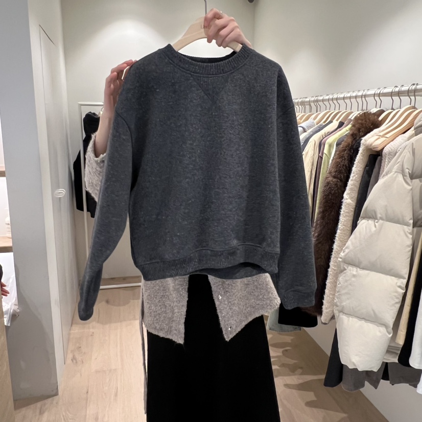 LIFFEY東大門㊣代購女士新款熱賣職業推薦人氣25秋冬時尚衛衣LIFFEY衛衣圖色1