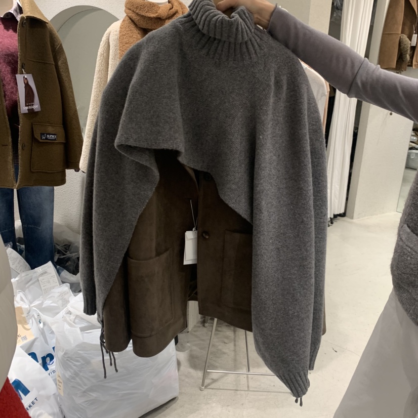 SSEMIENNE東大門㊣直郵女士新品休閑人氣推薦25秋冬圍巾披肩SSENIQUE圍巾/披肩圖色3