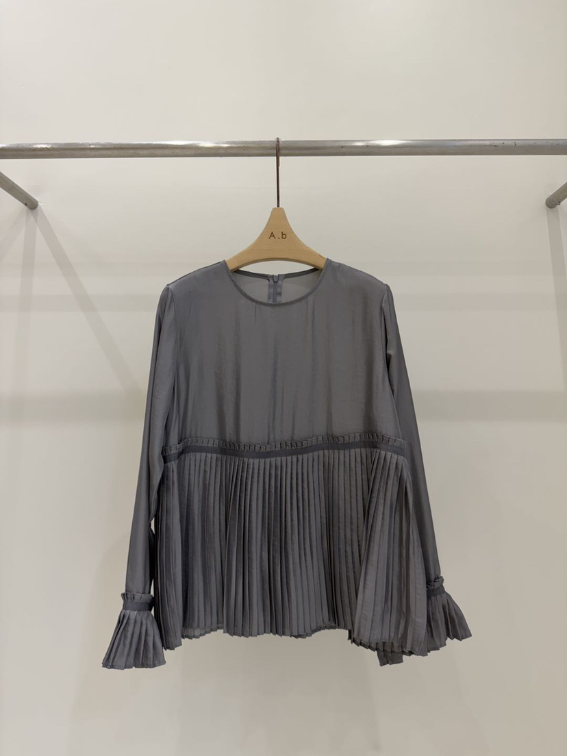 AUTUMN BEIGE-Q韓國代購㊣女士新品職業休閑推薦襯衫蕾絲衫A.b/AUTUMN BEIGE襯衫/蕾絲衫圖色2