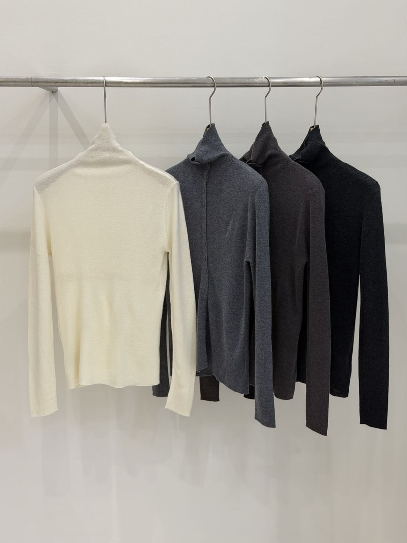 AUTUMN BEIGE-Q東大門㊣實拍女士新款時尚針織衫開衫紐扣A.b/AUTUMN BEIGE針織衫