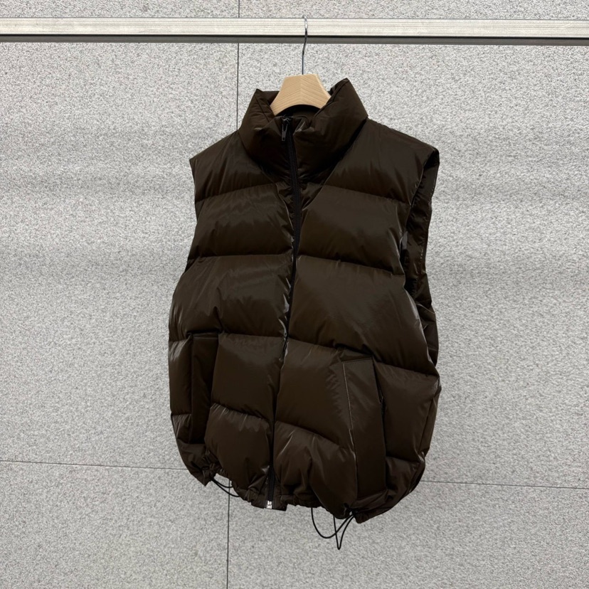 AT THE BAGEL韓國直郵㊣女士新款25秋冬人氣熱賣時尚馬甲AT THE BAGEL馬甲圖色3棕色