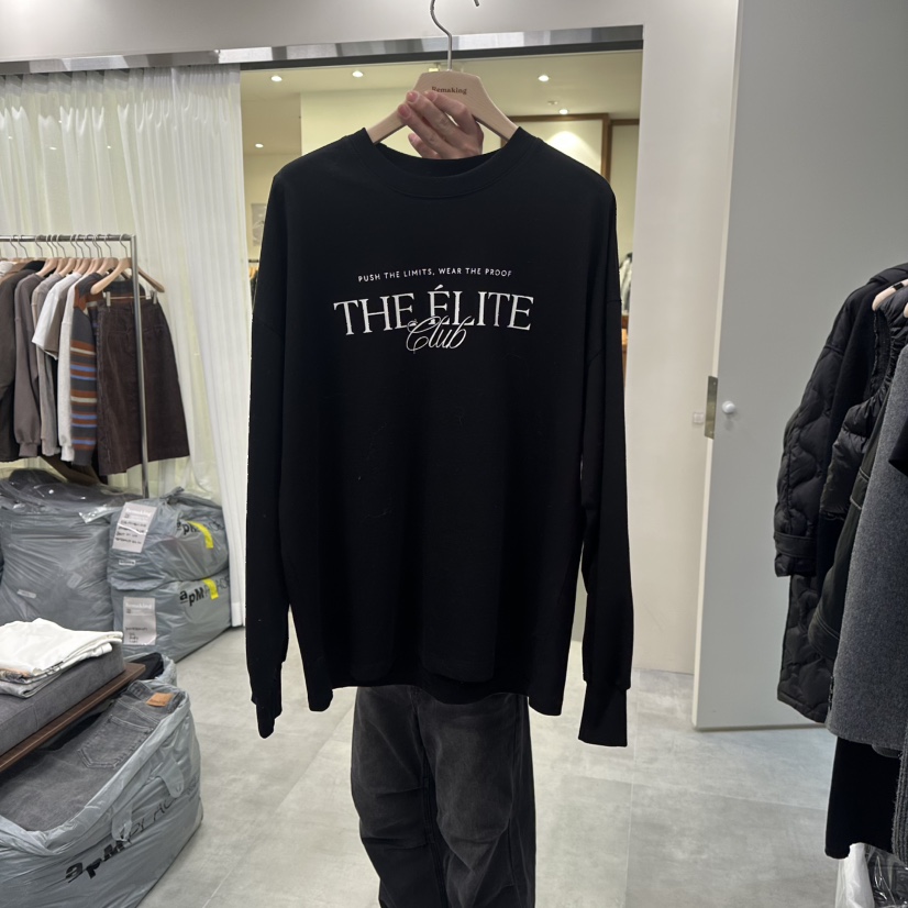 URBANSTORY/REMAKING東大門㊣實拍女裝新款熱賣25秋冬長袖T恤Remaking/URBANSTORY長袖T恤圖色2