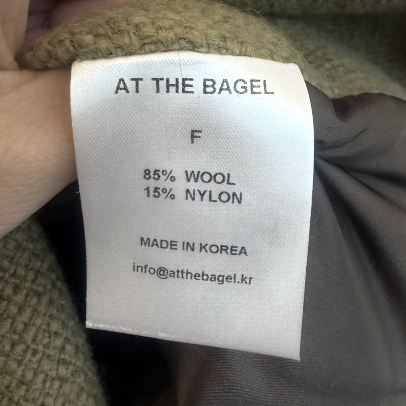 AT THE BAGEL韓國代購㊣女士新品熱賣休閑人氣25秋冬夾克AT THE BAGEL夾克