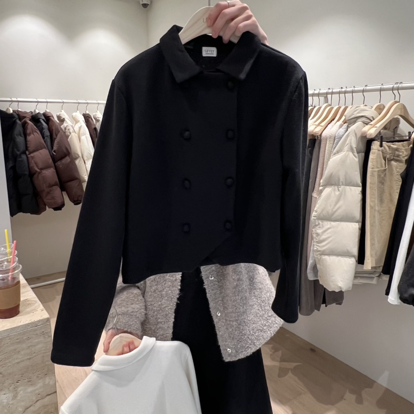 LIFFEY韓國直郵㊣女裝新款熱賣職業推薦25秋冬休閑襯衫蕾絲衫LIFFEY襯衫/蕾絲衫圖色2