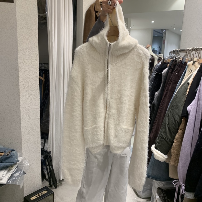 SSEMIENNE東大門㊣代購女士新品推薦休閑熱賣人氣針織衫毛皮SSENIQUE針織衫圖色1