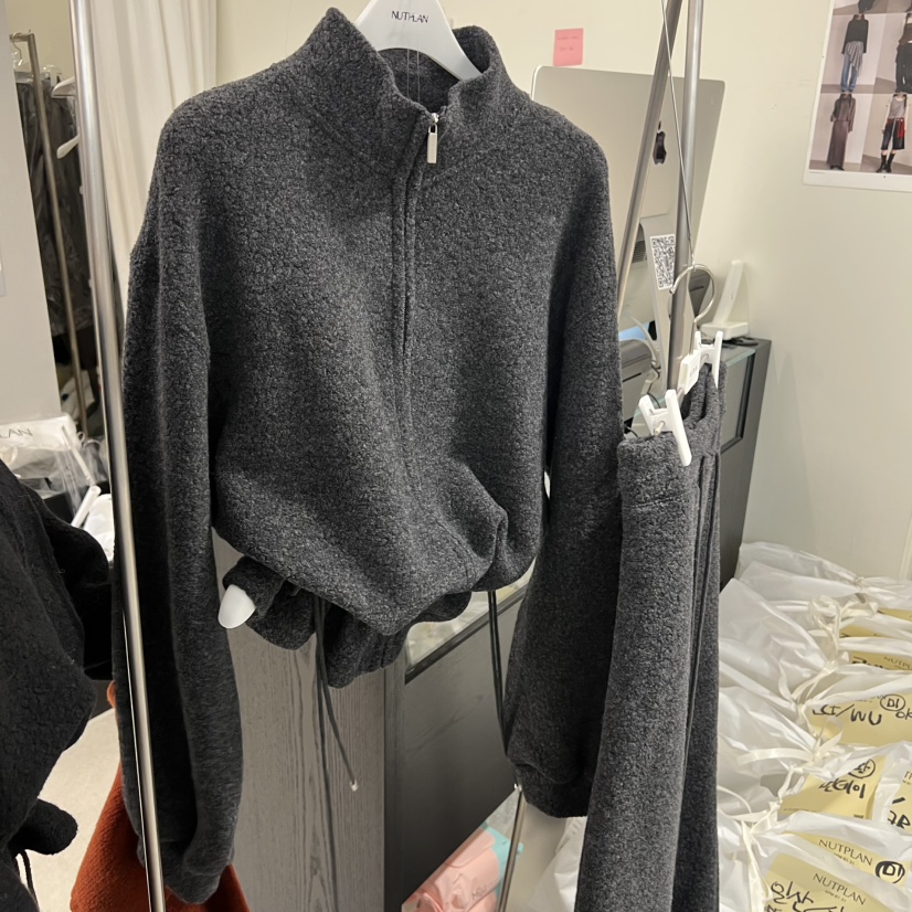 NUTPLAN韓國直郵㊣女士新品人氣推薦職業時尚熱賣休閑夾克拉鏈NUTPLAN夾克圖色3
