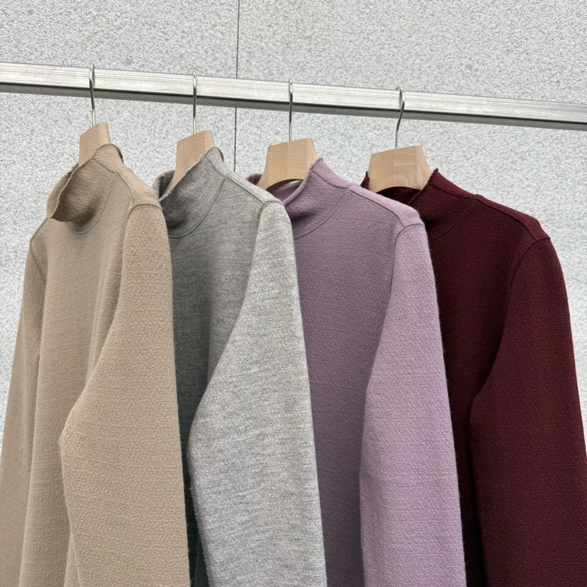 AT THE BAGEL東大門㊣代購女裝新款職業休閑推薦長袖T恤高領AT THE BAGEL長袖T恤