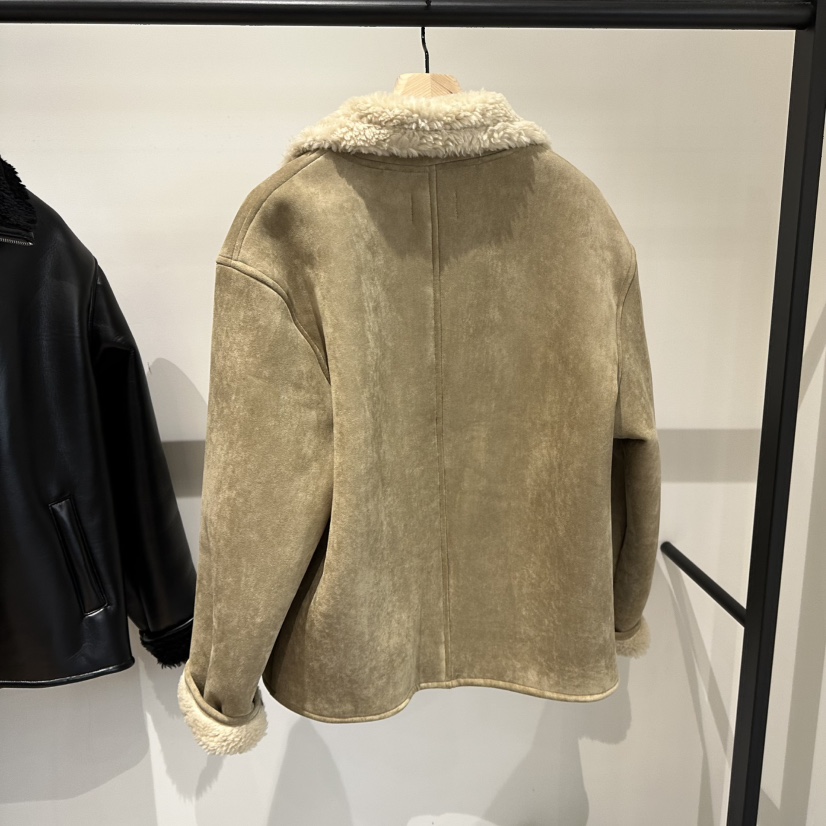 aube nunt韓國直郵㊣女裝新款人氣熱賣25秋冬推薦短款大衣aube nunt短款大衣