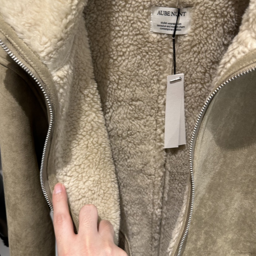 aube nunt韓國直郵㊣女裝新款人氣熱賣25秋冬推薦短款大衣aube nunt短款大衣