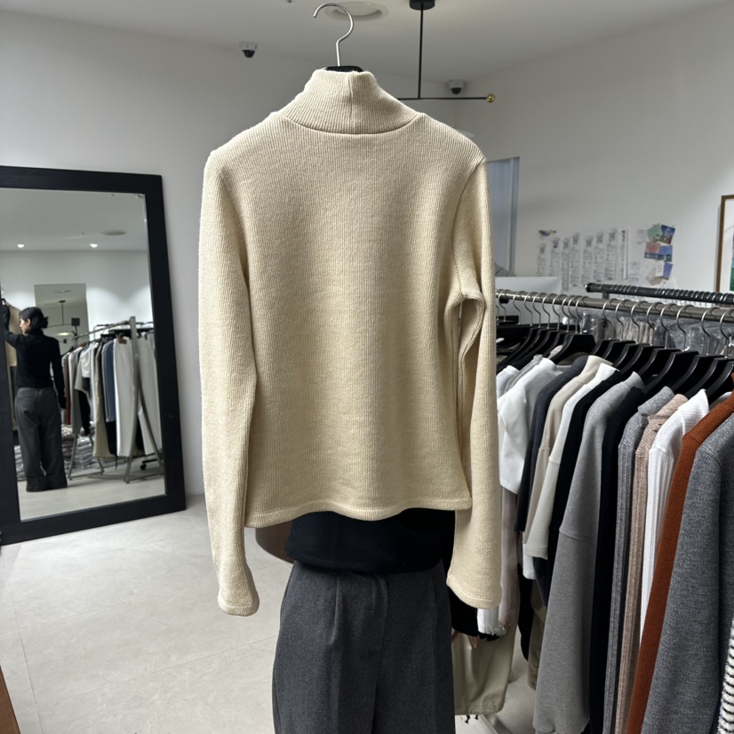 BETHEL韓國直郵㊣女士新款職業25秋冬休閑熱賣人氣毛衣高領BETHEL毛衣