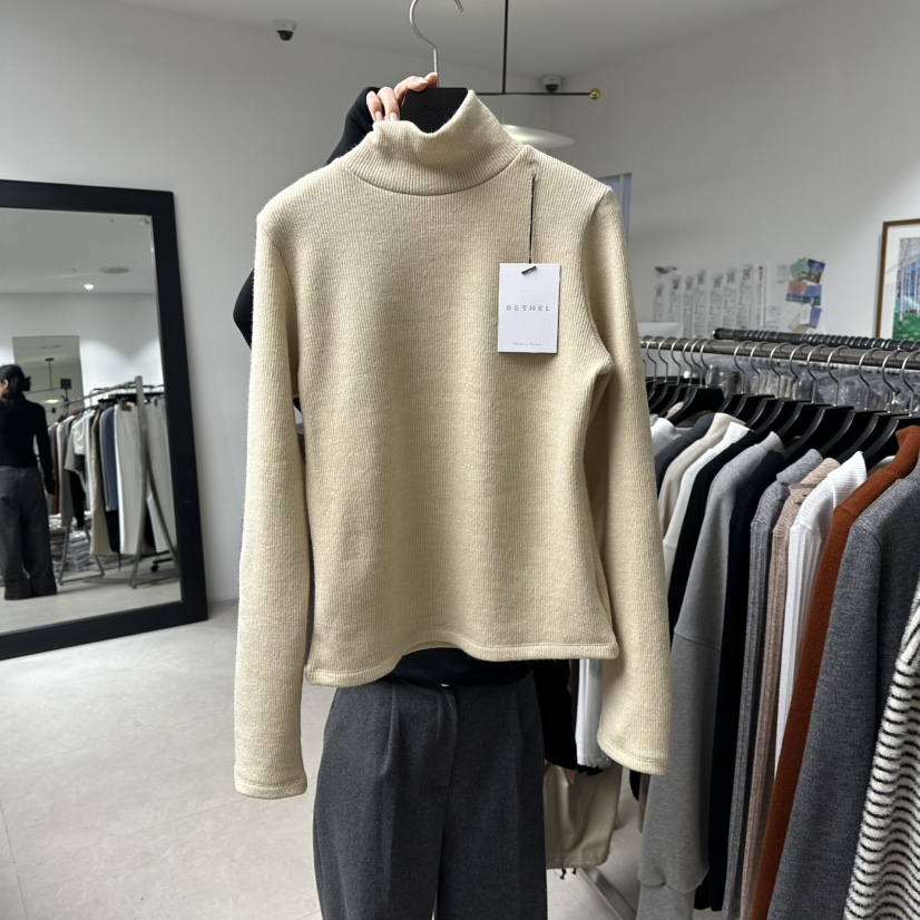 BETHEL韓國直郵㊣女士新款職業25秋冬休閑熱賣人氣毛衣高領BETHEL毛衣圖色1