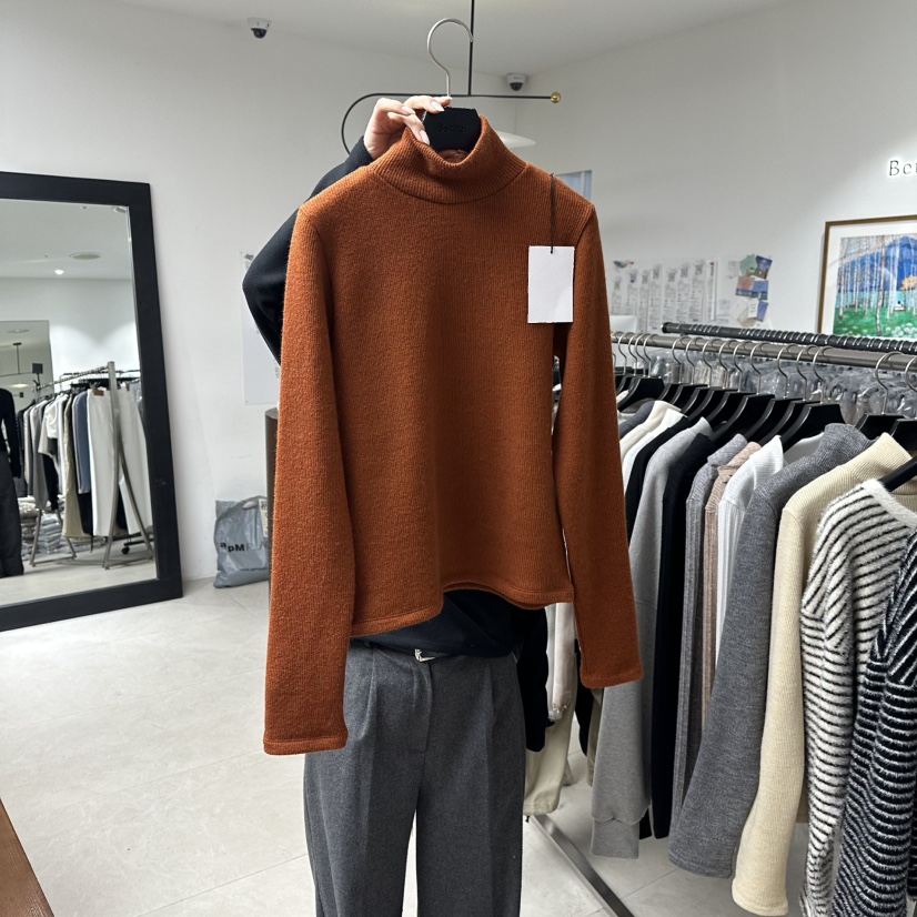 BETHEL韓國直郵㊣女士新款職業25秋冬休閑熱賣人氣毛衣高領BETHEL毛衣圖色3
