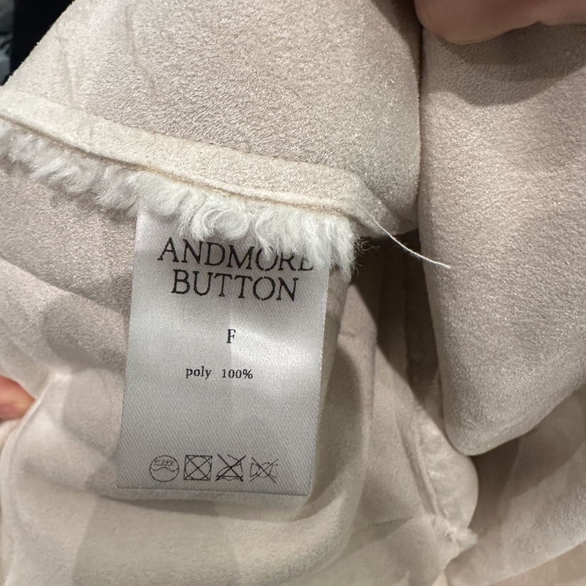 ANDMORE BUTTON東大門㊣實拍女裝新款人氣推薦休閑短款大衣ANDMORE BUTTON短款大衣