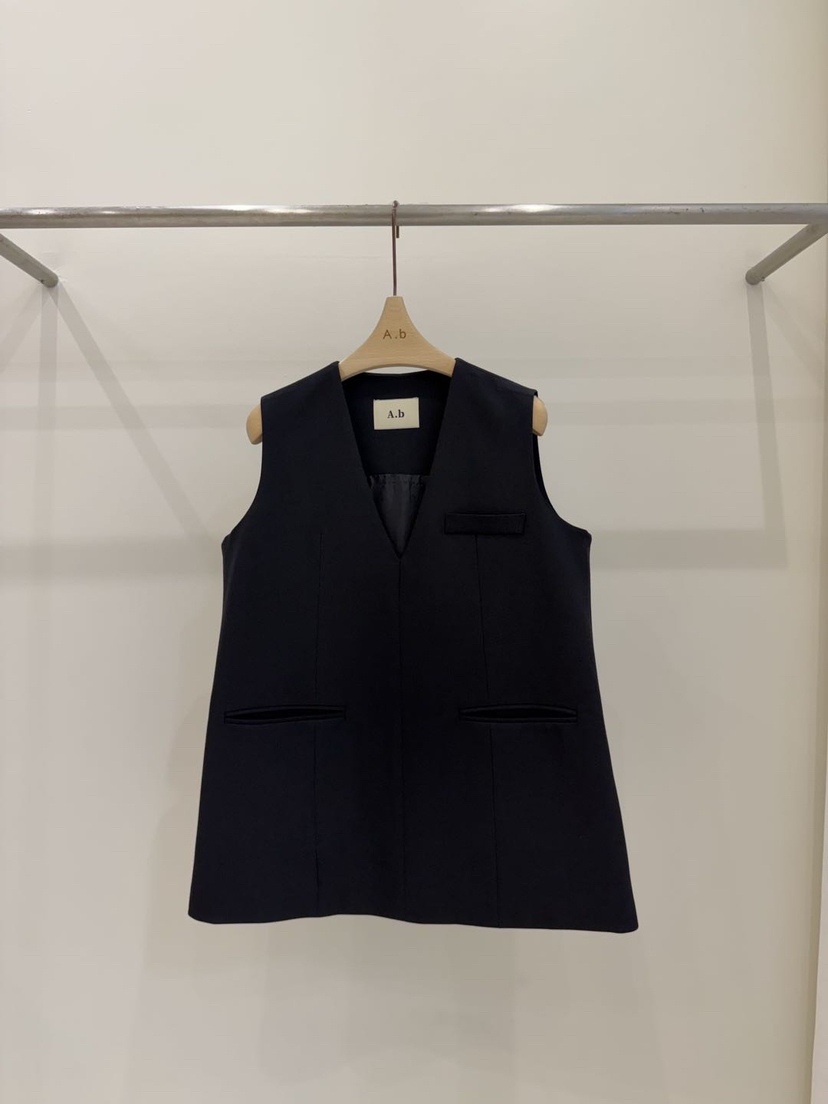 AUTUMN BEIGE-Q東大門㊣直郵女裝新款25秋冬推薦連衣裙V領A.b/AUTUMN BEIGE連衣裙圖色2