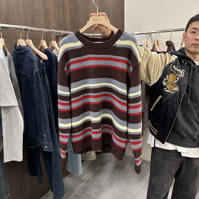 URBANSTORY/REMAKING東大門㊣實拍女士新品推薦職業針織衫Remaking/URBANSTORY針織衫圖色2