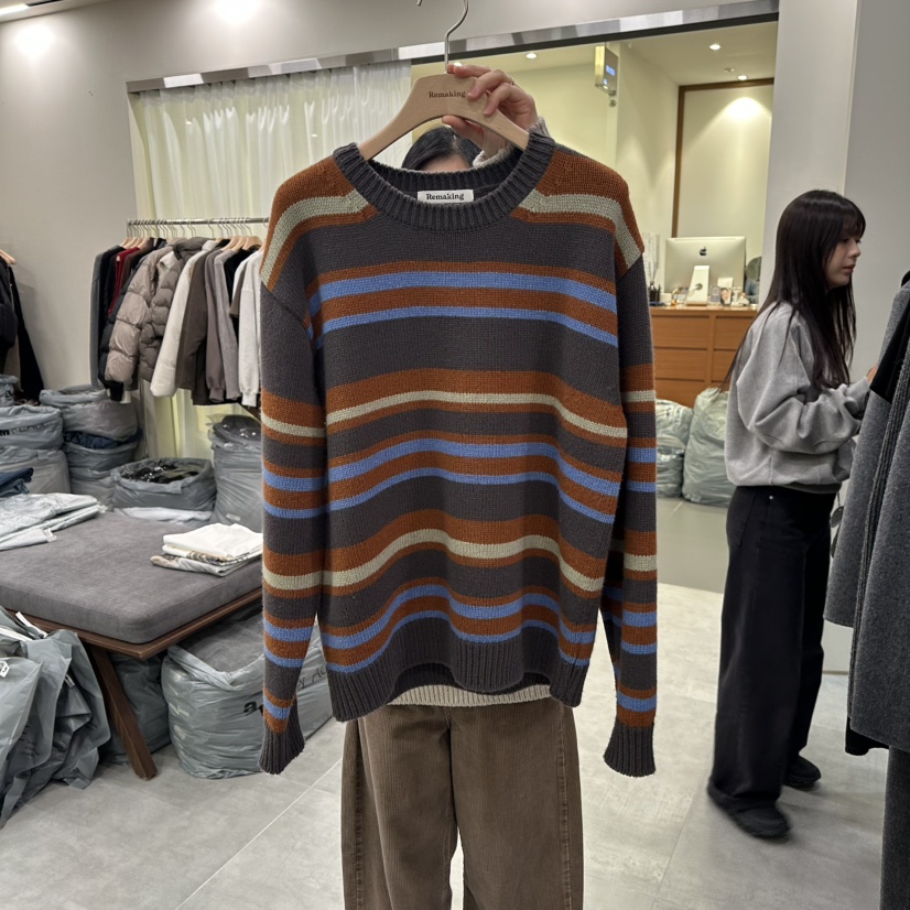 URBANSTORY/REMAKING東大門㊣實拍女士新品推薦職業針織衫Remaking/URBANSTORY針織衫圖色3