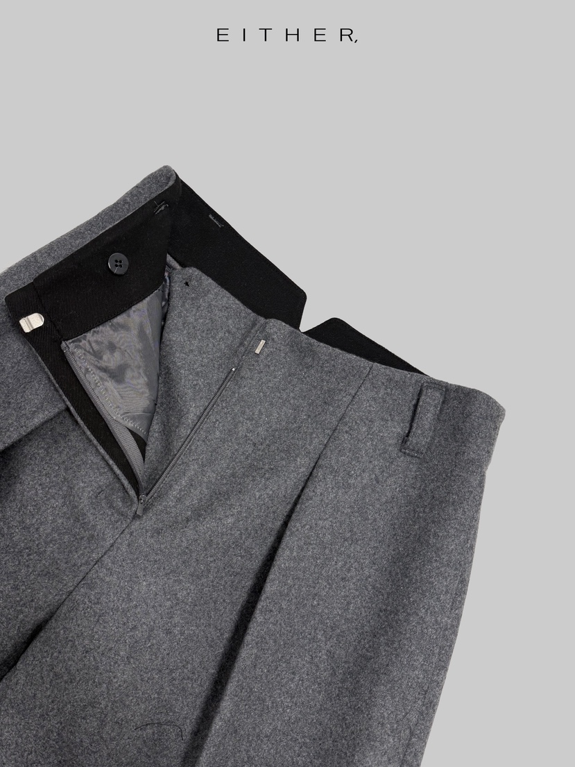 EITHER韓國直郵㊣女士新品熱賣推薦時尚休閑25秋冬職業休閑褲EITHER休閑褲