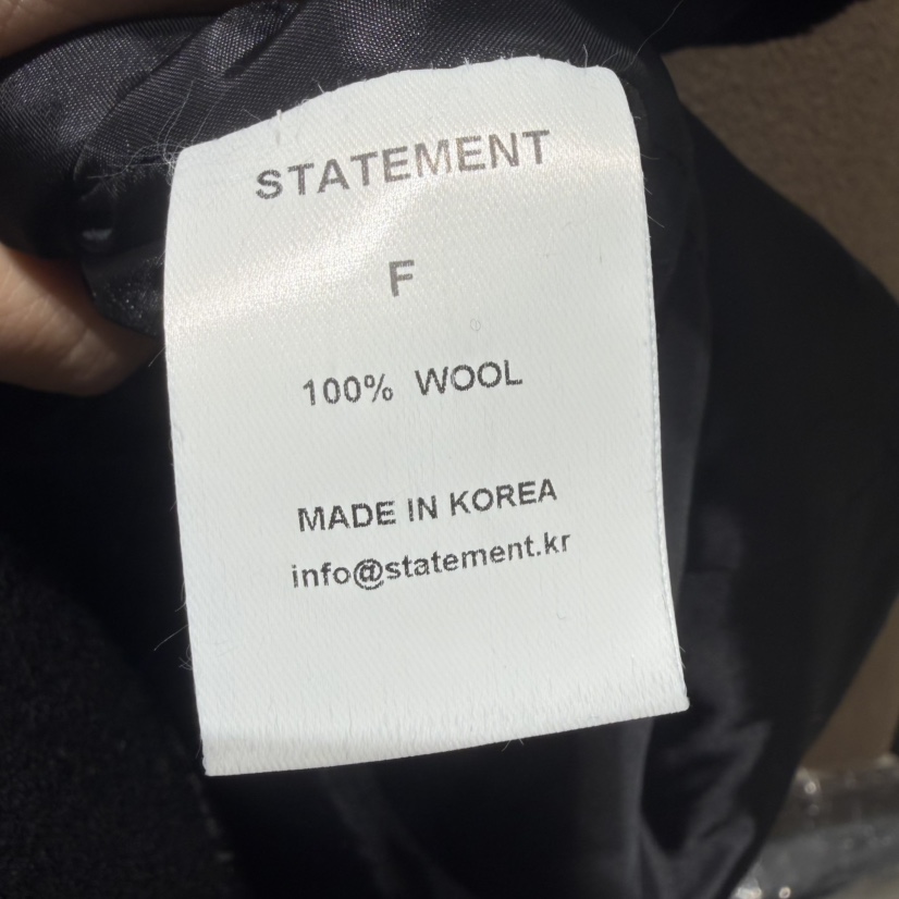 STATEMENT韓國直郵㊣女裝新款時尚推薦人氣熱賣25秋冬職業夾克STATEMENT夾克