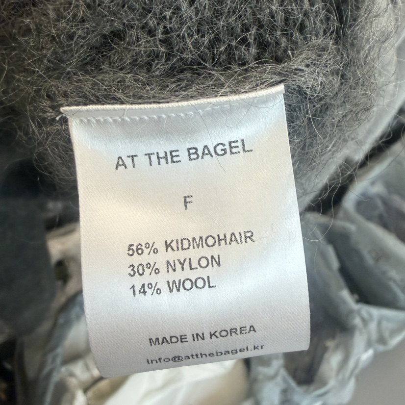 AT THE BAGEL東大門㊣實拍女裝新品熱賣25秋冬時尚針織衫AT THE BAGEL針織衫