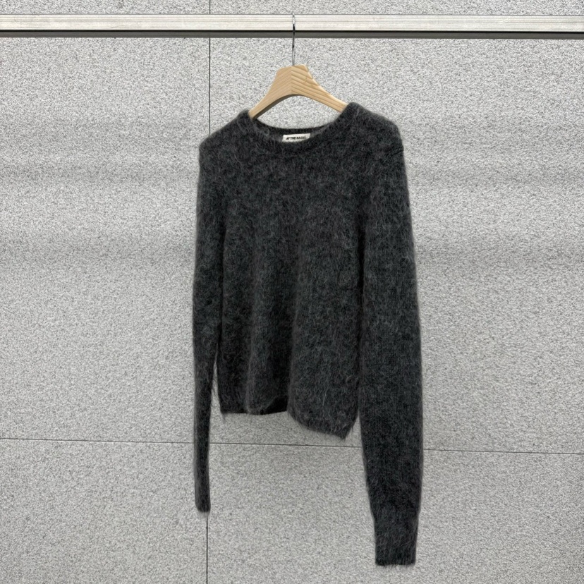 AT THE BAGEL東大門㊣實拍女裝新品熱賣25秋冬時尚針織衫AT THE BAGEL針織衫圖色1墨色
