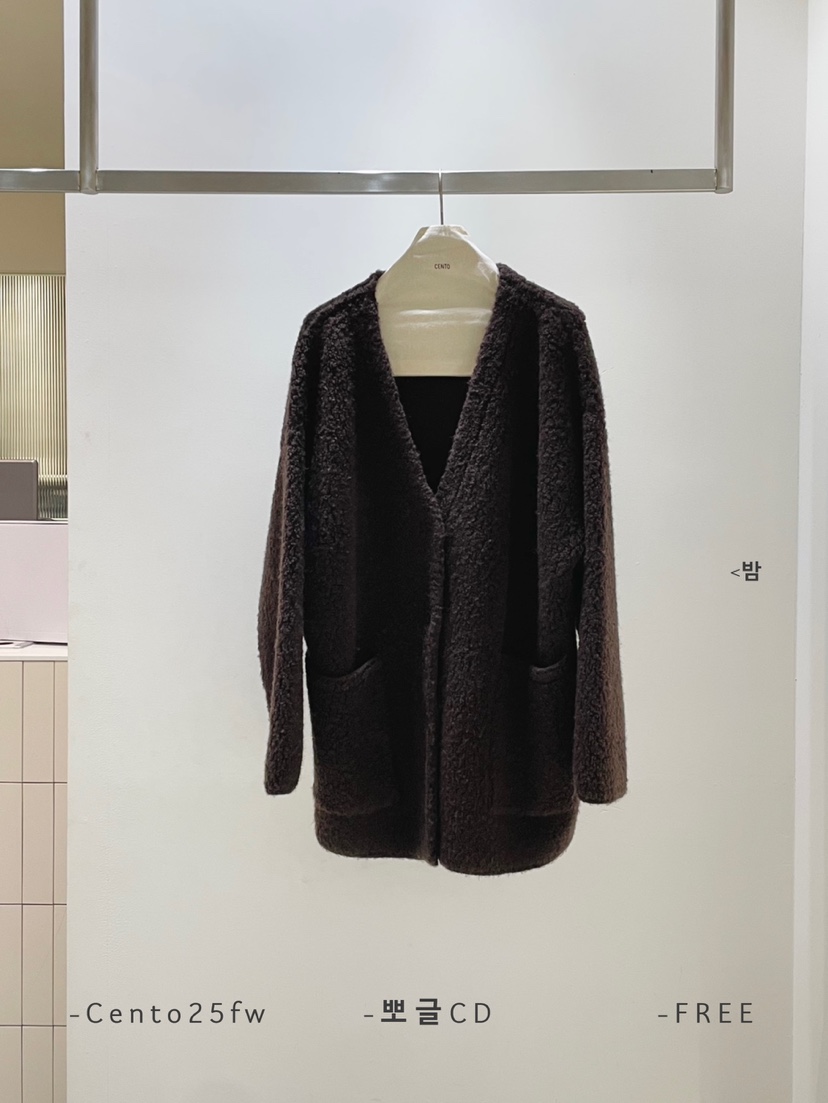 CENTO東大門㊣代購女士新款熱賣休閑職業推薦人氣25秋冬針織衫CENTO針織衫圖色2棕色