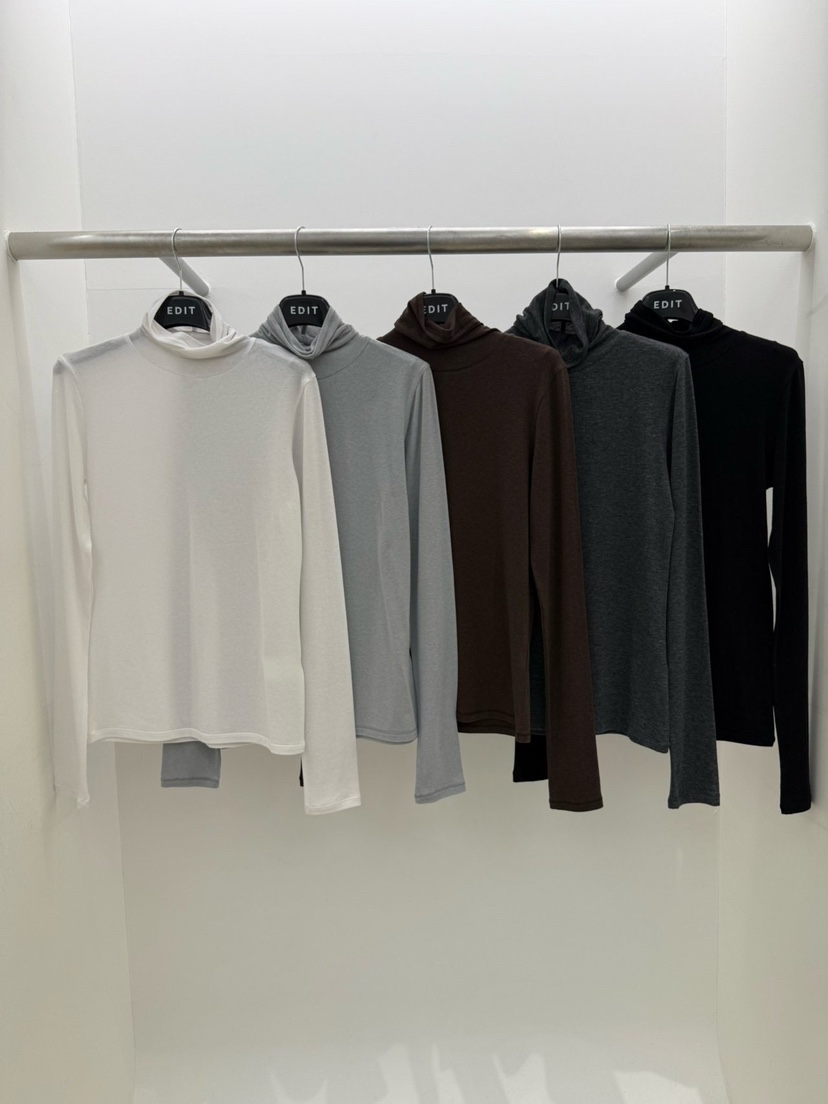 EDIT韓國直郵㊣女裝新品推薦人氣職業休閑熱賣時尚25秋冬長袖T恤EDIT長袖T恤