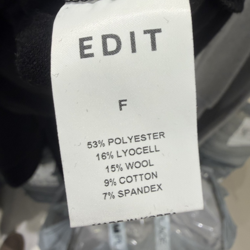 EDIT韓國直郵㊣女裝新品推薦人氣職業休閑熱賣時尚25秋冬長袖T恤EDIT長袖T恤