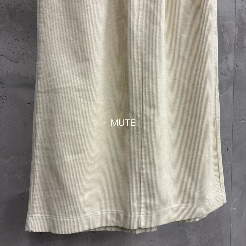 MUTE-P東大門㊣直郵女士新品熱賣25秋冬休閑職業長裙燈心絨MUTE長裙