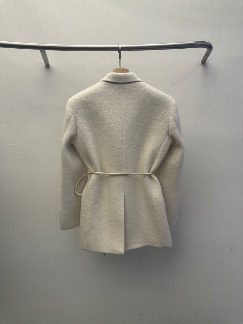 WIDA-P韓國直郵㊣女裝新款人氣25秋冬推薦熱賣夾克含腰帶羊駝WIDA/RENEJ夾克