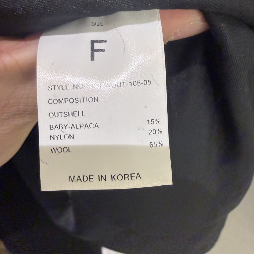 WIDA-P韓國直郵㊣女裝新款人氣25秋冬推薦熱賣夾克含腰帶羊駝WIDA/RENEJ夾克