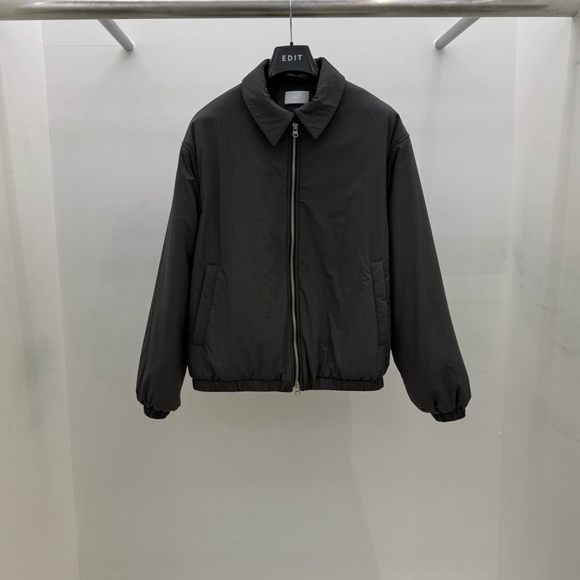 EDIT東大門㊣直郵女裝新款職業推薦熱賣休閑25秋冬人氣夾克EDIT夾克圖色2墨色