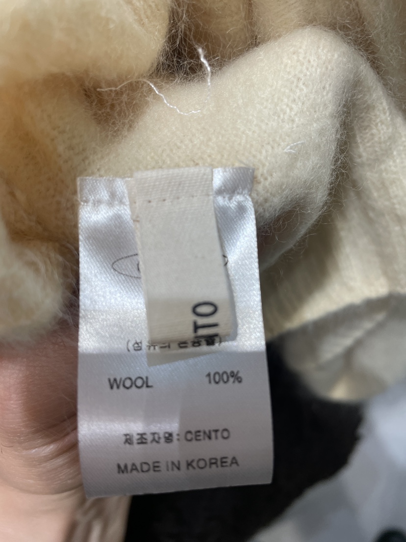 CENTO韓國直郵㊣女裝新品職業時尚推薦休閑熱賣人氣針織衫羊毛CENTO針織衫