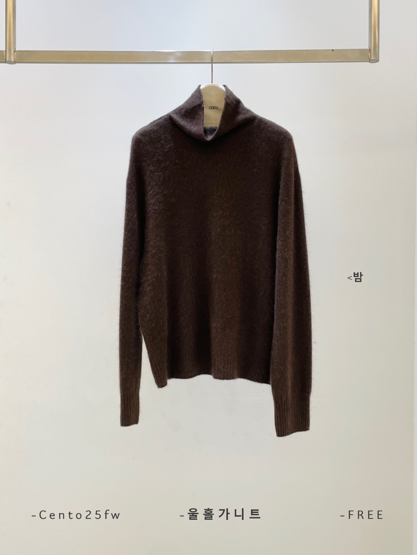 CENTO韓國直郵㊣女裝新品職業時尚推薦休閑熱賣人氣針織衫羊毛CENTO針織衫圖色5棕色