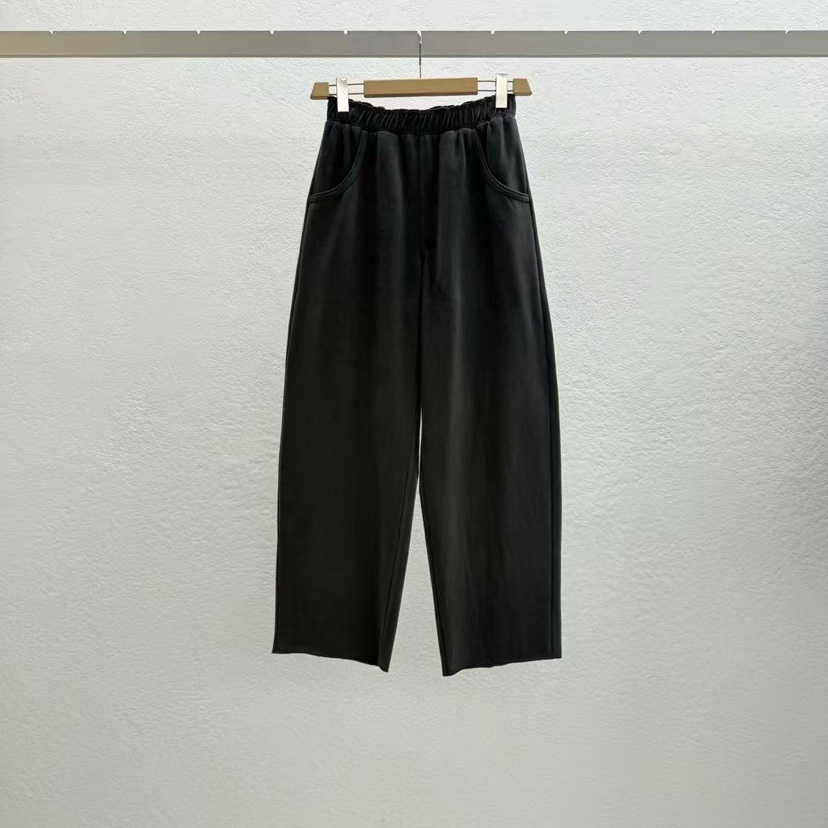 STATEMENT東大門㊣實拍女裝新款推薦職業25秋冬休閑時尚休閑褲STATEMENT休閑褲圖色3墨色