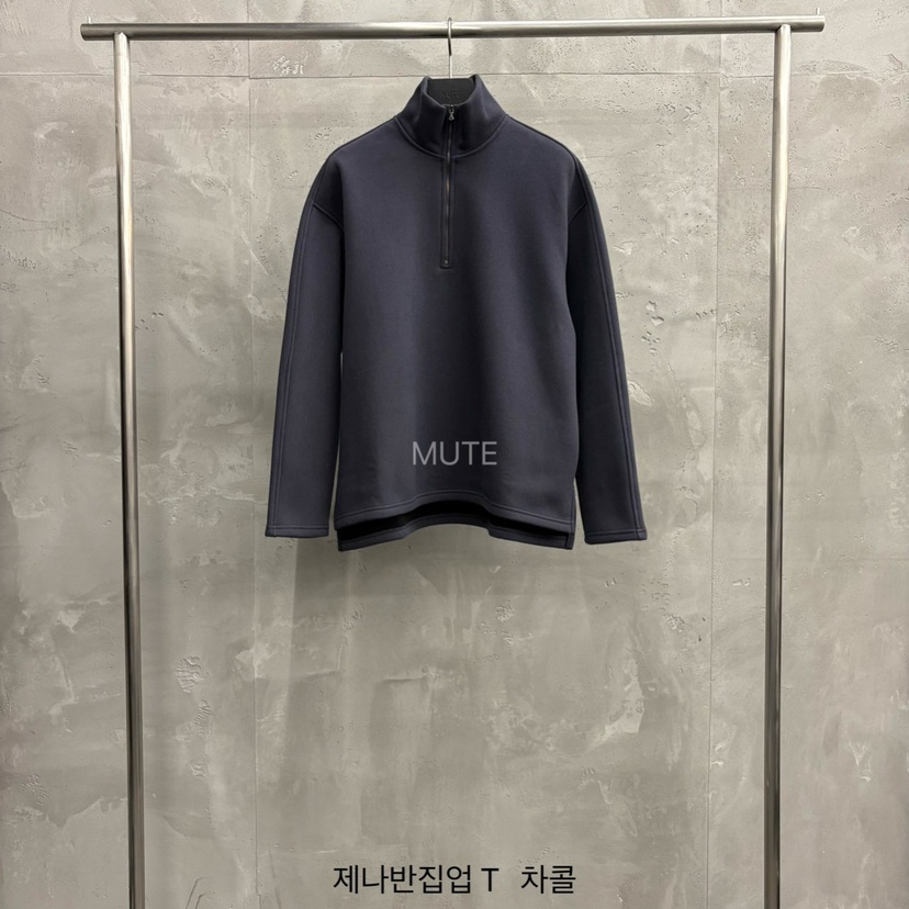 MUTE-P韓國代購㊣女裝新款25秋冬職業人氣熱賣休閑時尚衛衣MUTE衛衣圖色2墨色