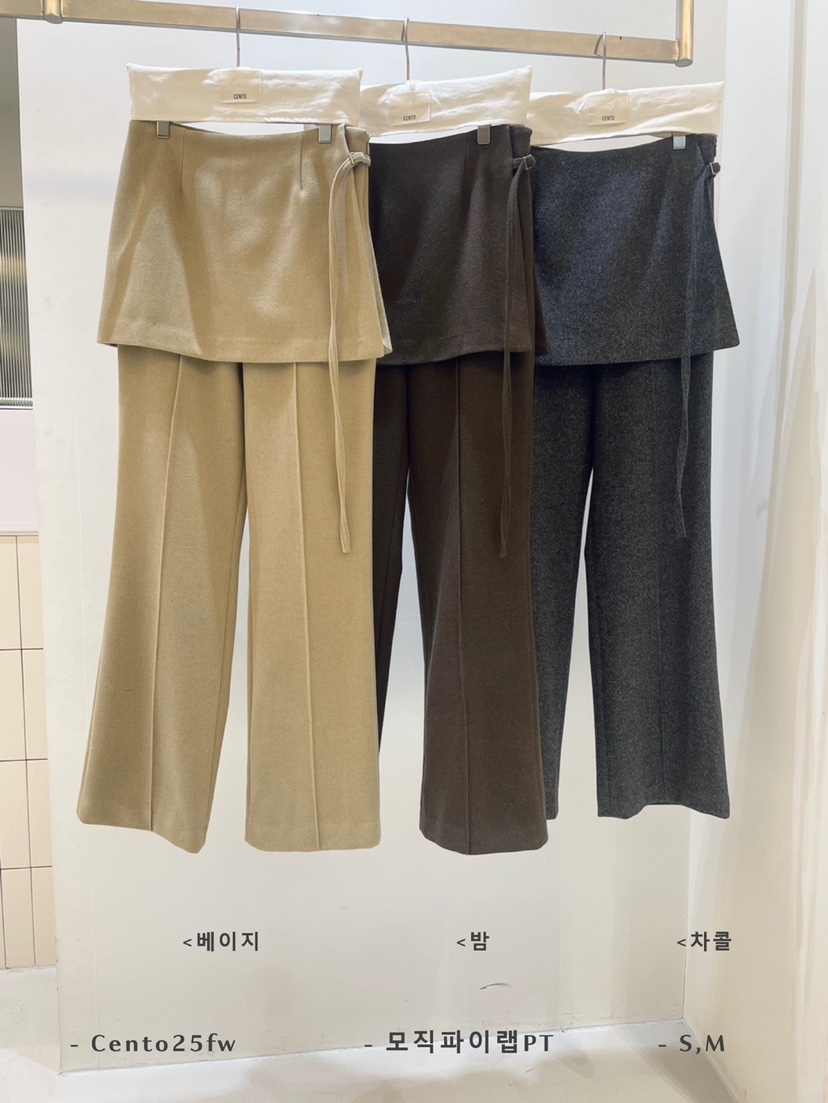 CENTO東大門㊣直郵女裝新款休閑時尚25秋冬人氣熱賣裙褲羊毛CENTO裙褲
