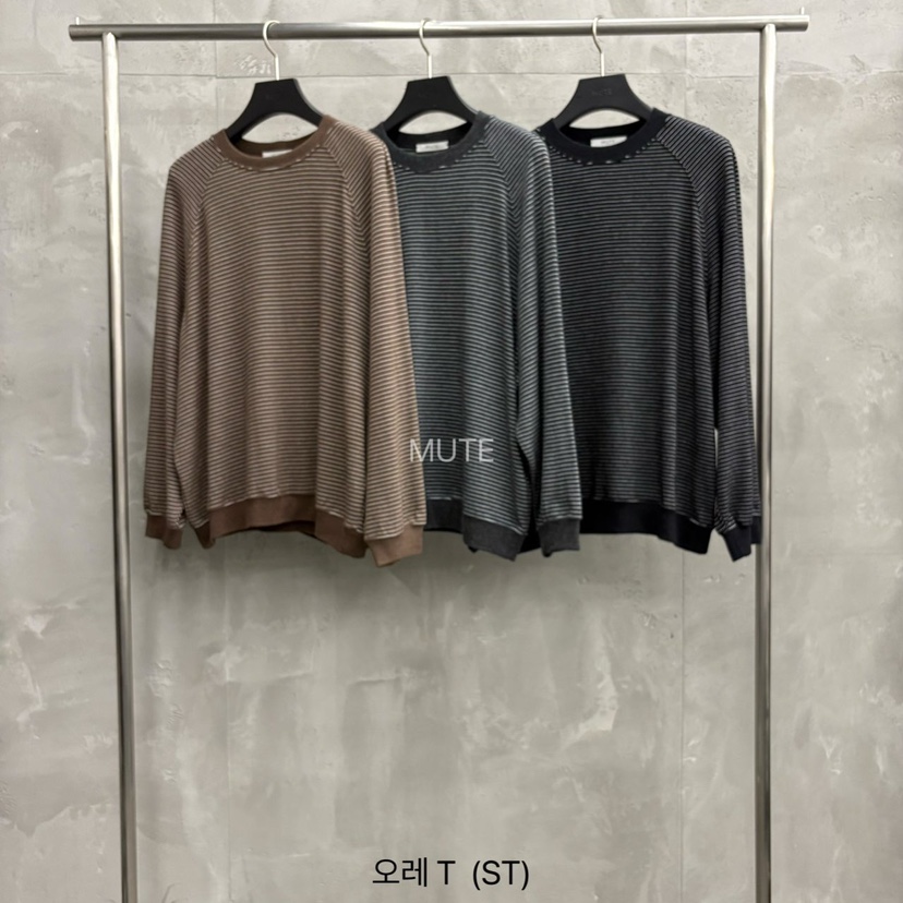 MUTE-P東大門㊣直郵女士新款時尚真品推薦休閑25秋冬長袖T恤MUTE長袖T恤