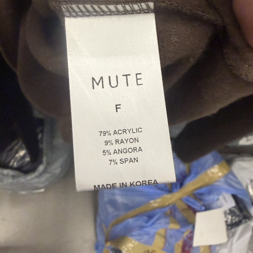 MUTE-P東大門㊣直郵女士新款時尚真品推薦休閑25秋冬長袖T恤MUTE長袖T恤
