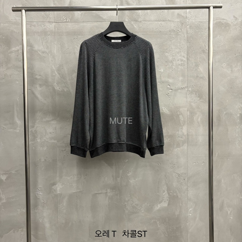 MUTE-P東大門㊣直郵女士新款時尚真品推薦休閑25秋冬長袖T恤MUTE長袖T恤圖色5