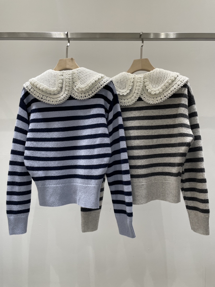 RE STYLE-Q韓國代購㊣女裝新款時尚熱賣針織衫單排扣套裝RE STYLE針織衫