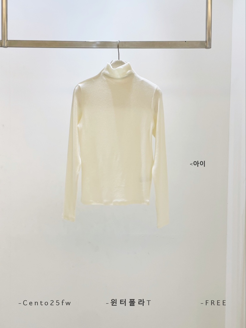 CENTO韓國直郵㊣女裝新品時尚休閑職業真品25秋冬人氣長袖T恤CENTO長袖T恤圖色1