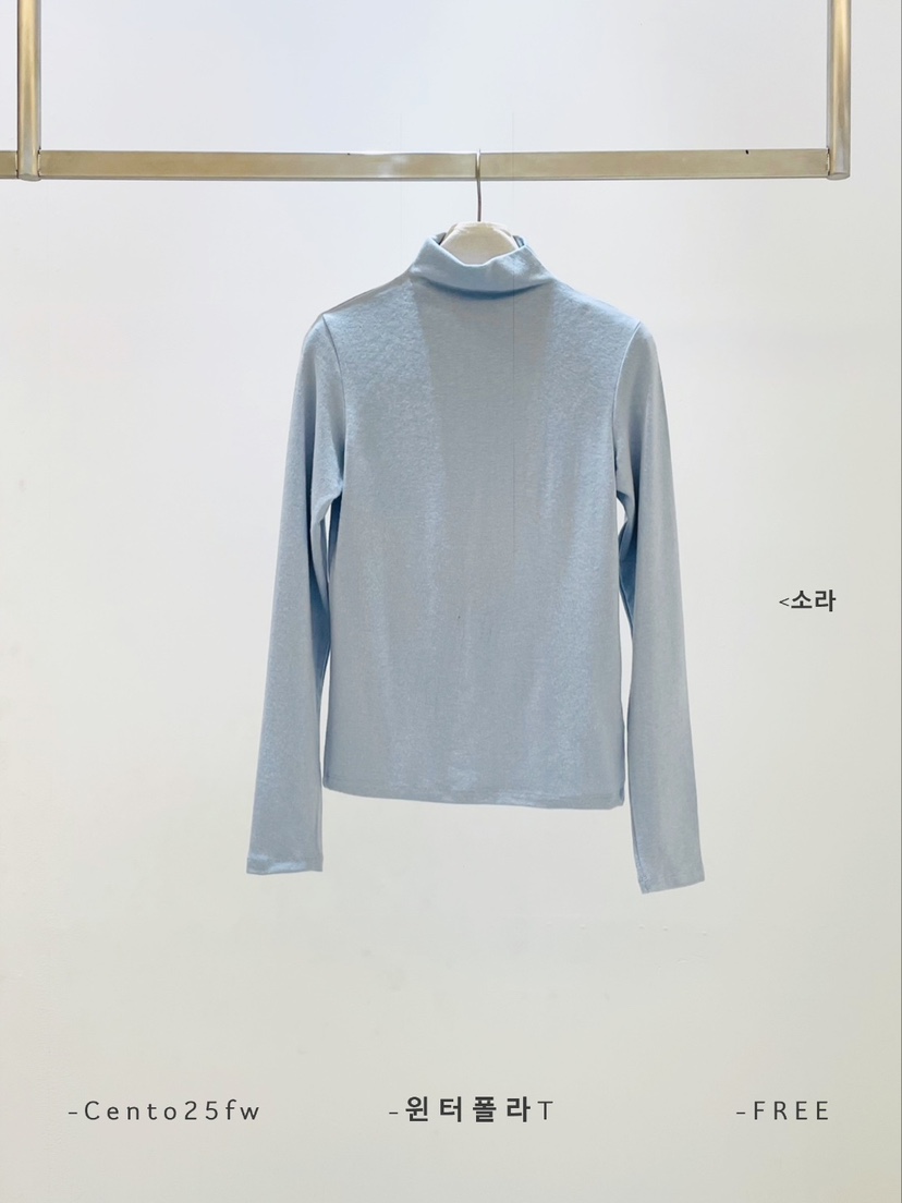 CENTO韓國直郵㊣女裝新品時尚休閑職業真品25秋冬人氣長袖T恤CENTO長袖T恤圖色4