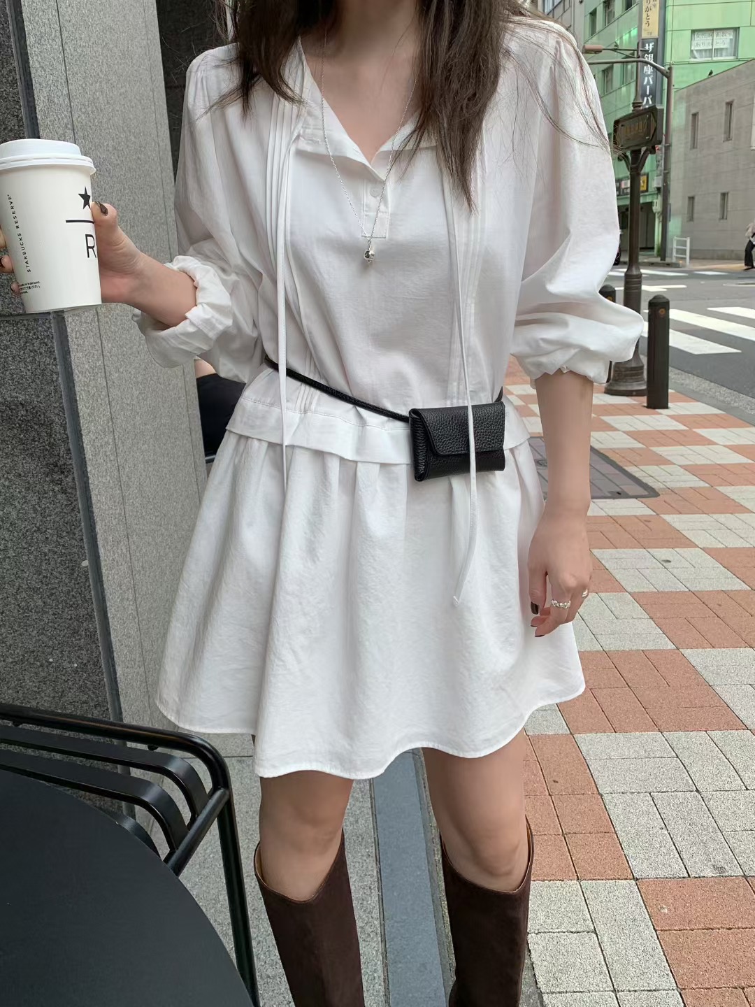 MELLOUNGE-멜라운지-T韓國直郵㊣女士新品25秋冬時尚連衣裙MELLOUNGE-T連衣裙