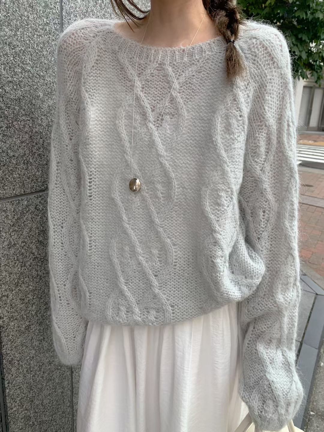 MELLOUNGE-멜라운지-T東大門㊣代購女裝新款休閑人氣毛衣MELLOUNGE-T毛衣圖色2