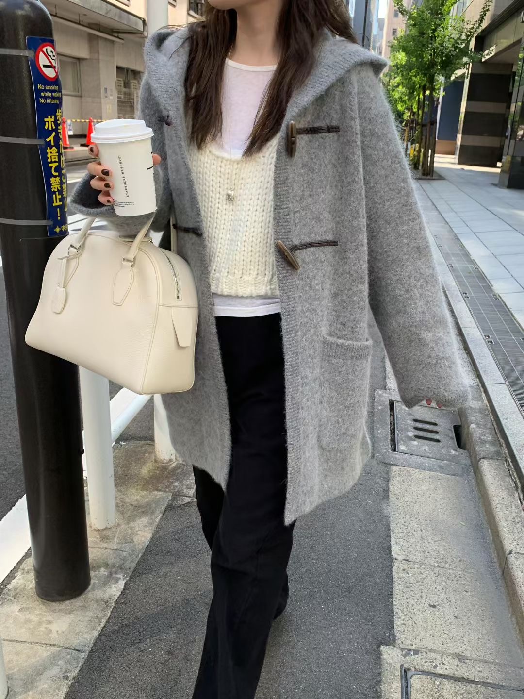 MELLOUNGE-멜라운지-T東大門㊣代購女裝新品25秋冬中長款大衣MELLOUNGE-T中長款大衣