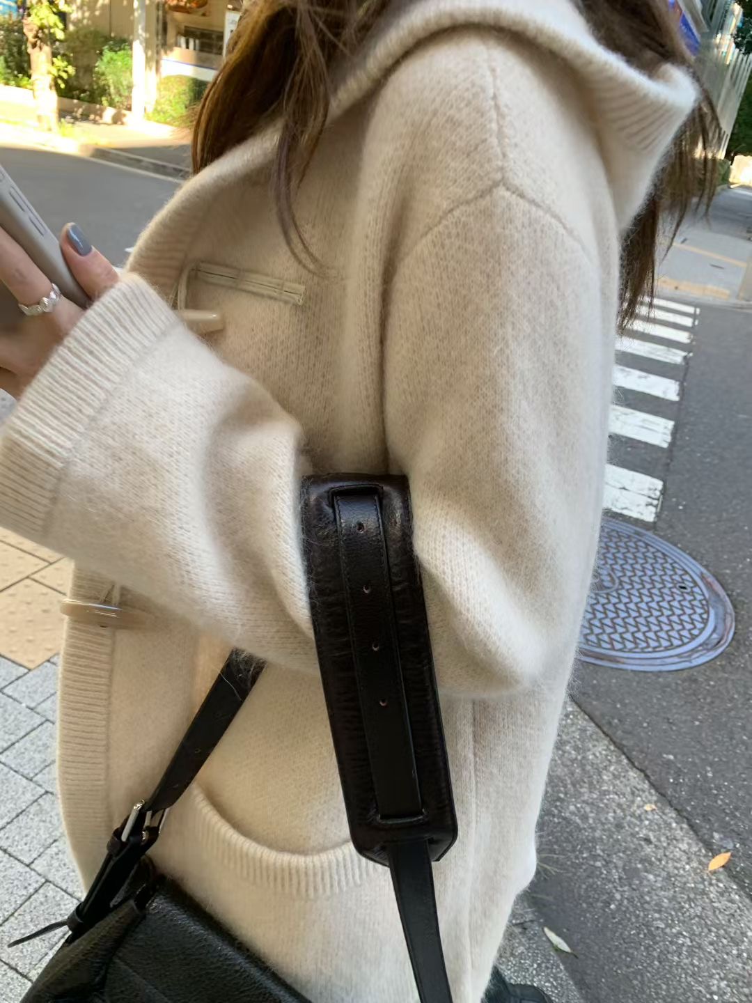 MELLOUNGE-멜라운지-T東大門㊣代購女裝新品25秋冬中長款大衣MELLOUNGE-T中長款大衣