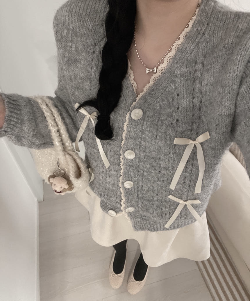 BUNNYFLOWER2東大門㊣直郵女裝新款25秋冬推薦人氣熱賣針織衫BUNNYFLOWER2針織衫