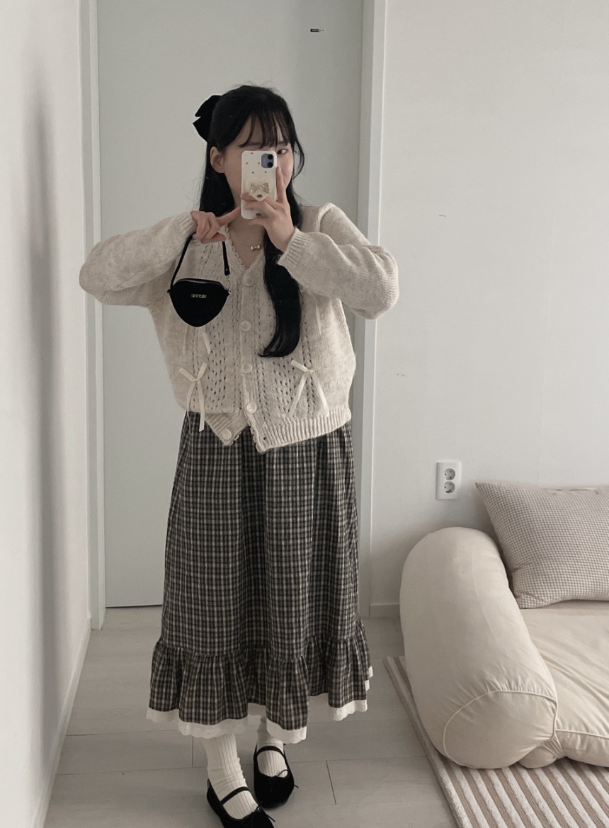 BUNNYFLOWER2東大門㊣直郵女裝新款25秋冬推薦人氣熱賣針織衫BUNNYFLOWER2針織衫