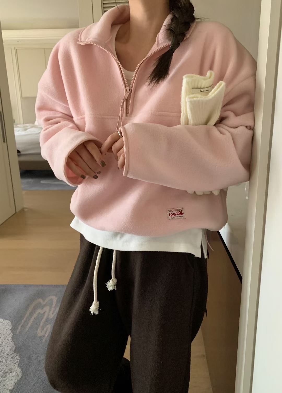 MELLOUNGE-멜라운지-T韓國直郵㊣女士新款25秋冬人氣衛衣MELLOUNGE-T衛衣