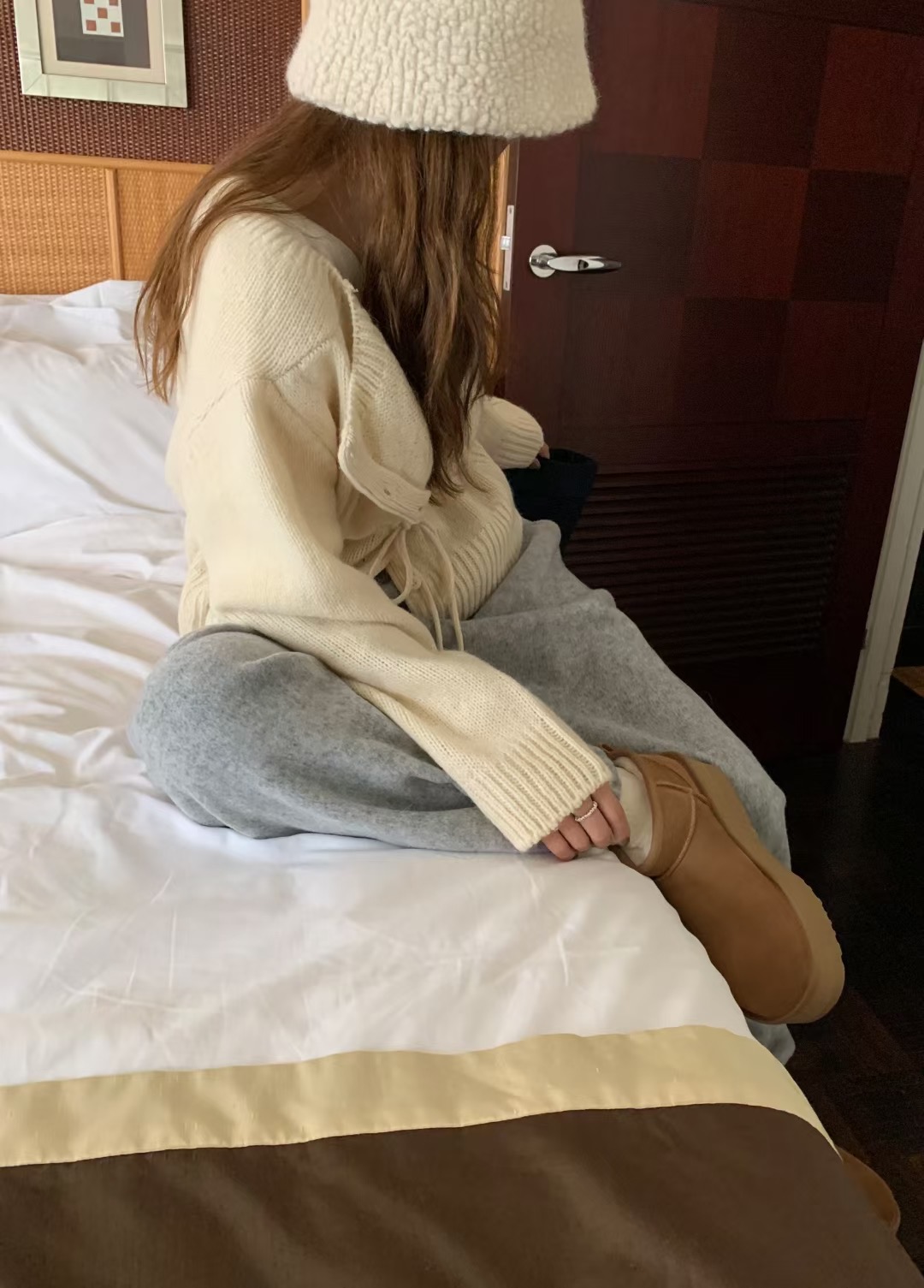 MELLOUNGE-멜라운지-T東大門㊣直郵女裝新款熱賣人氣針織衫MELLOUNGE-T針織衫